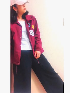 「BEN DAVIS（ベンデイビス）のアイテム（ジャケット/アウター）」を使った、miAさん（レディース・162cm）の冬コーディネート