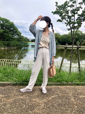 ねねにし¨̮✩さん（レディース・163cm）の夏コーディネート