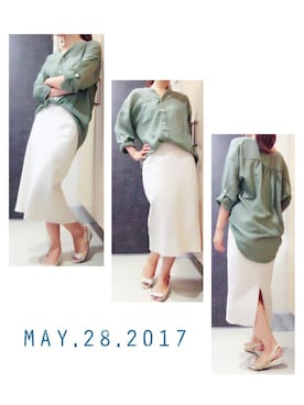 「アイテム（ピアス（両耳用））」を使った、seri.さん（レディース・149cm・30代）の春コーディネート