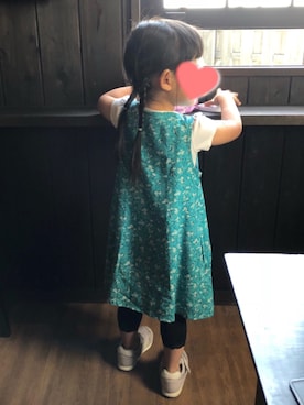 「連投すみません」｜minaton☺︎Kidsさん（キッズ・100cm）の夏コーディネート