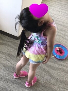 「連投すみません」｜minaton☺︎Kidsさん（キッズ・100cm）の夏コーディネート