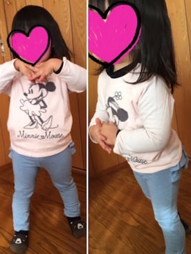 「連投すみません」｜minaton☺︎Kidsさん（キッズ・90cm）の秋コーディネート