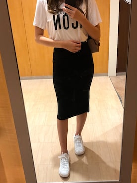「Guess（ゲス）のアイテム」を使った、ay071801さん（レディース・165cm）の夏コーディネート