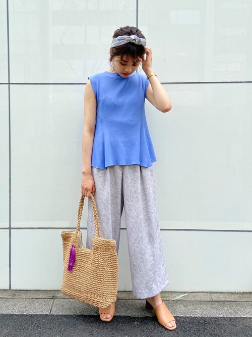 Rope Picnic 銀座インズ2はるのさんのバンダナ スカーフを使ったコーディネート Zozotown