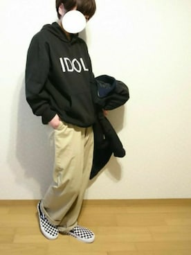 「Carhartt（カーハート）のアイテム（ブルゾン）」を使った、マカさん（レディース・158cm）の冬コーディネート