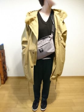 「Journal Standard TRISECT（トライセクト）のアイテム（モッズコート）」を使った、マカさん（レディース・158cm）の春コーディネート
