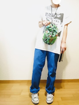 「URBAN RESEARCH Sonny Label（アーバンリサーチサニーレーベル）のアイテム（財布/小物）」を使った、マカさん（レディース・158cm）の夏コーディネート