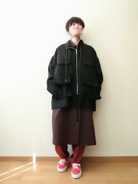 「CULLNI（クルニ）のアイテム」を使った、マカさん（レディース・158cm）の春コーディネート
