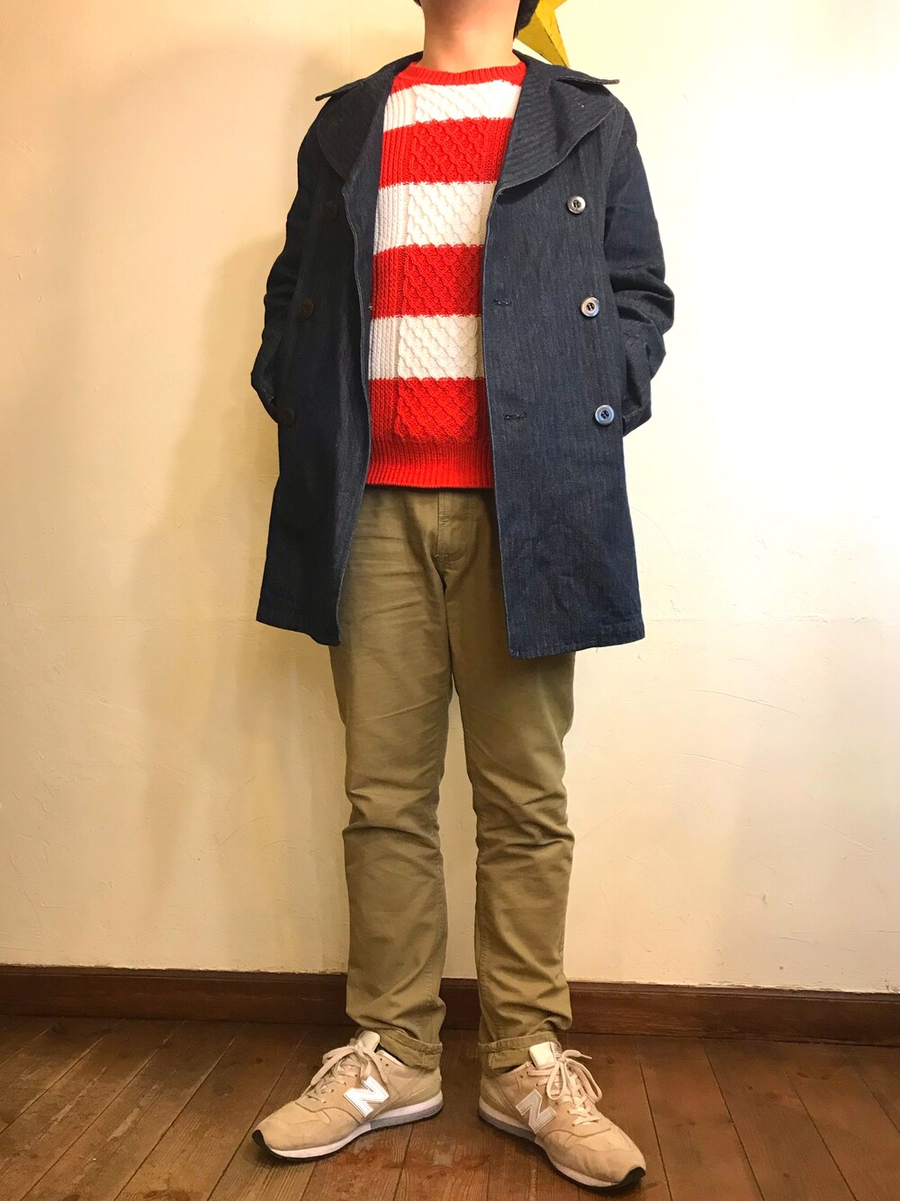 EVISUエヴィス　デニムピーコート EVISU (エヴィス) デニム Pコート ピーコート ジャケット 日本製