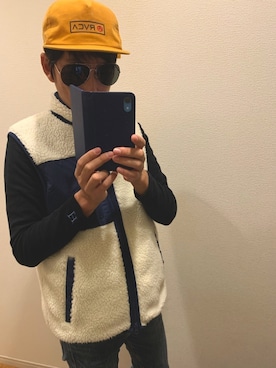 「BAYFLOW（ベイフロー）のアイテム（その他アウター）」を使った、ryuさん（メンズ・168cm）の秋コーディネート
