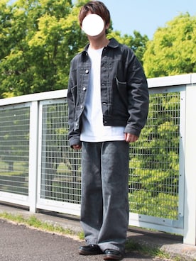 「kutir（クティール）のアイテム（ジャケット/アウター）」を使った、sakuさん（メンズ・165cm）の春コーディネート