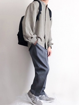 「アイテム（その他）」を使った、sakuさん（メンズ・165cm・10代）の秋コーディネート