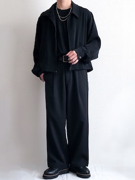 「HARE（ハレ）のアイテム（シューズ）」を使った、sakuさん（メンズ・165cm）の秋コーディネート