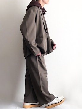 「kutir（クティール）のアイテム（ジャケット/アウター）」を使った、sakuさん（メンズ・165cm）の秋コーディネート