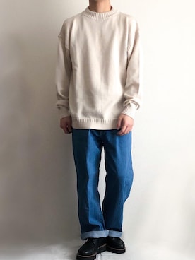 「HARE（ハレ）のアイテム（シューズ）」を使った、sakuさん（メンズ・165cm）の秋コーディネート
