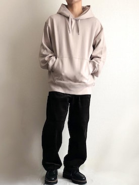 「HARE（ハレ）のアイテム（シューズ）」を使った、sakuさん（メンズ・165cm）の秋コーディネート