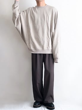 「HARE（ハレ）のアイテム（シューズ）」を使った、sakuさん（メンズ・165cm）の秋コーディネート