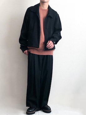 「HARE（ハレ）のアイテム（シューズ）」を使った、sakuさん（メンズ・165cm）の秋コーディネート