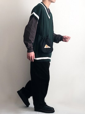 「HARE（ハレ）のアイテム（シューズ）」を使った、sakuさん（メンズ・165cm）の秋コーディネート