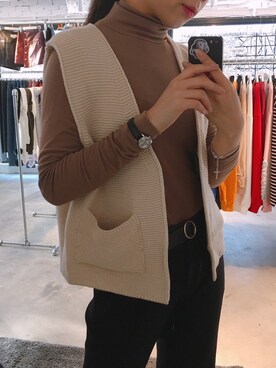 「hongdea」｜YeonLeeさん（レディース・163cm）の冬コーディネート