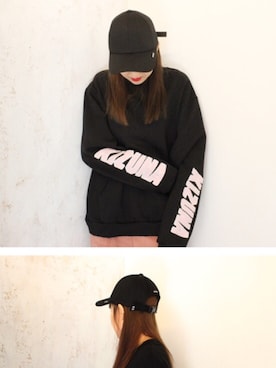「MTM」｜「アイテム（帽子）」を使った、YeonLeeさん（レディース・163cm）の冬コーディネート