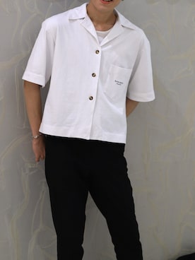 「ACNE（アクネ）のアイテム（トップス）」を使った、サムさん（メンズ・170cm）の夏コーディネート