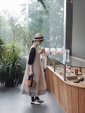 茶さん（レディース・162cm）の春コーディネート