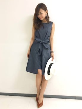 「ROYAL PARTY」｜「アイテム（パンプス）」を使った、ROYALPARTYさん（レディース・166cm）の春コーディネート