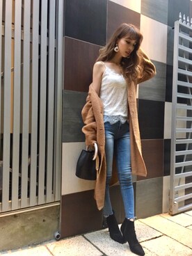 「ROYAL PARTY（ロイヤルパーティー）のアイテム（その他アウター）」を使った、ROYALPARTYさん（レディース・166cm）の秋コーディネート