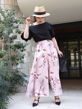 「ROYAL PARTY」｜「アイテム（パンプス）」を使った、ROYALPARTYさん（レディース・166cm）の夏コーディネート