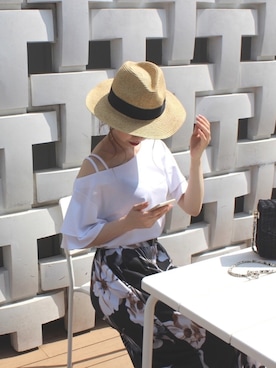 「ROYAL PARTY」｜「アイテム（Tシャツ/カットソー）」を使った、ROYALPARTYさん（レディース・166cm）の夏コーディネート