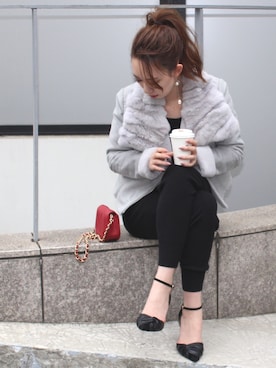 「ROYAL PARTY（ロイヤルパーティー）のアイテム（その他アウター）」を使った、ROYALPARTYさん（レディース・166cm）の秋コーディネート