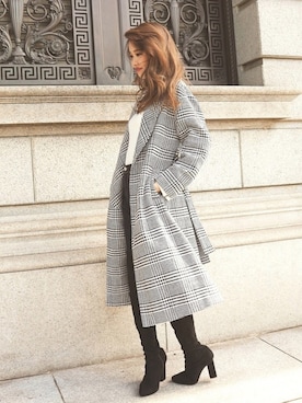 「ROYAL PARTY（ロイヤルパーティー）のアイテム（その他アウター）」を使った、ROYALPARTYさん（レディース・166cm）の秋コーディネート