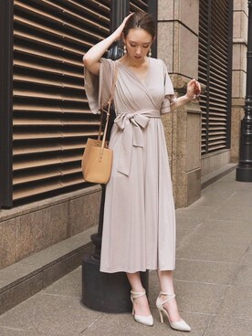 Royal Party ロイヤルパーティー の カシュクールカットマキシワンピース ワンピース Wear