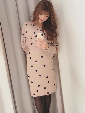 Royal Party ロイヤルパーティー の カシュクールドルマンニットワンピース ワンピース Wear