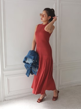 「ROYAL PARTY」｜「アイテム（ワンピース/ドレス）」を使った、ROYALPARTYさん（レディース・166cm）の春コーディネート