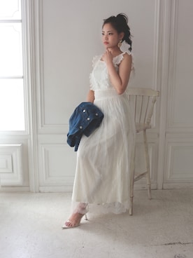 「ROYAL PARTY」｜「アイテム（ワンピース/ドレス）」を使った、ROYALPARTYさん（レディース・166cm）の春コーディネート