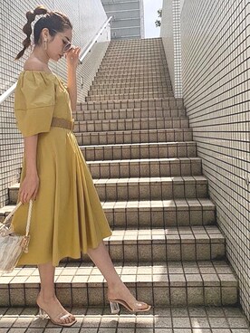 「ROYAL PARTY」｜「アイテム（ワンピース/ドレス）」を使った、ROYALPARTYさん（レディース・166cm）の春コーディネート