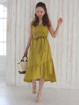 「ROYAL PARTY」｜「アイテム（ワンピース/ドレス）」を使った、ROYALPARTYさん（レディース・166cm）の春コーディネート