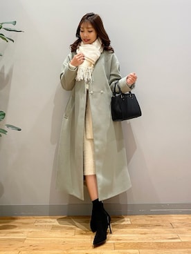 「ROYAL PARTY（ロイヤルパーティー）のアイテム（その他アウター）」を使った、ROYALPARTYさん（レディース・163cm）の冬コーディネート