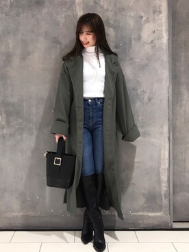 「ROYAL PARTY（ロイヤルパーティー）のアイテム（その他アウター）」を使った、ROYALPARTYさん（レディース・159cm）の冬コーディネート