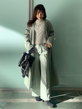 「ROYAL PARTY（ロイヤルパーティー）のアイテム（その他アウター）」を使った、ROYALPARTYさん（レディース・150cm）の冬コーディネート