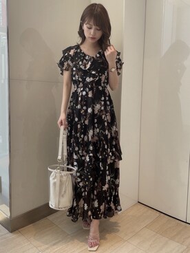 「袖フリル」｜「アイテム（ワンピース/ドレス）」を使った、ROYALPARTYさん（レディース・152cm）の春コーディネート