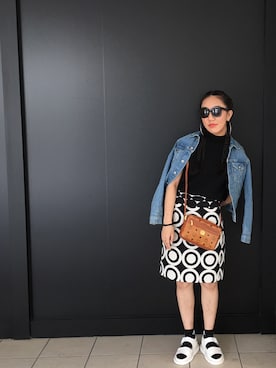 「Desigual」｜「アイテム（その他）」を使った、KAWAYUIさん（レディース・156cm）の夏コーディネート