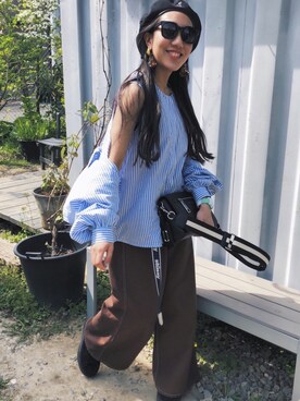 「stussywomen」｜KAWAYUIさん（レディース・156cm）の春コーディネート