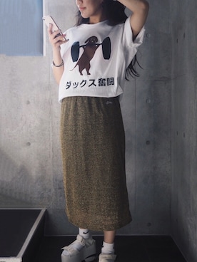 「stussywomen」｜KAWAYUIさん（レディース・156cm）の春コーディネート