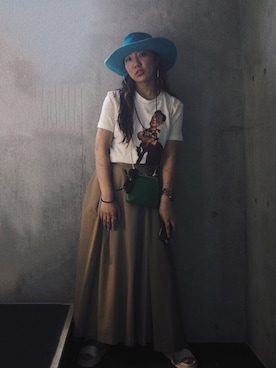 KAWAYUIさん（レディース・156cm）の夏コーディネート