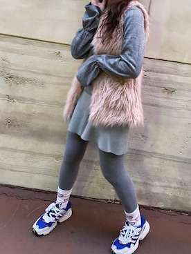 「ZARA（ザラ）のアイテム（その他アウター）」を使った、KAWAYUIさん（レディース・156cm）の春コーディネート
