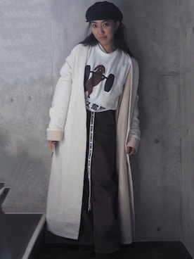 「stussywomen」｜KAWAYUIさん（レディース・156cm）の春コーディネート