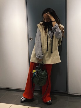 KAWAYUIさん（レディース・156cm）の秋コーディネート